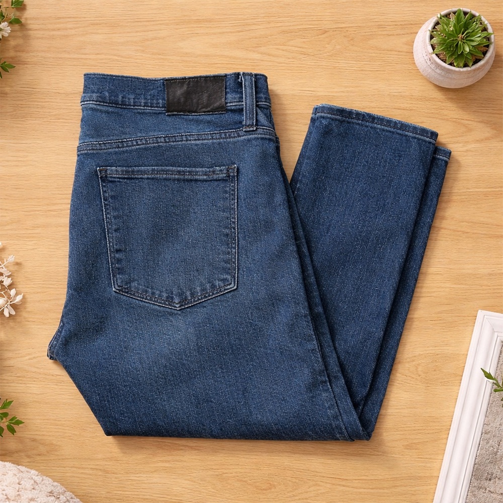 PAIGE Indigo Denim Trousers